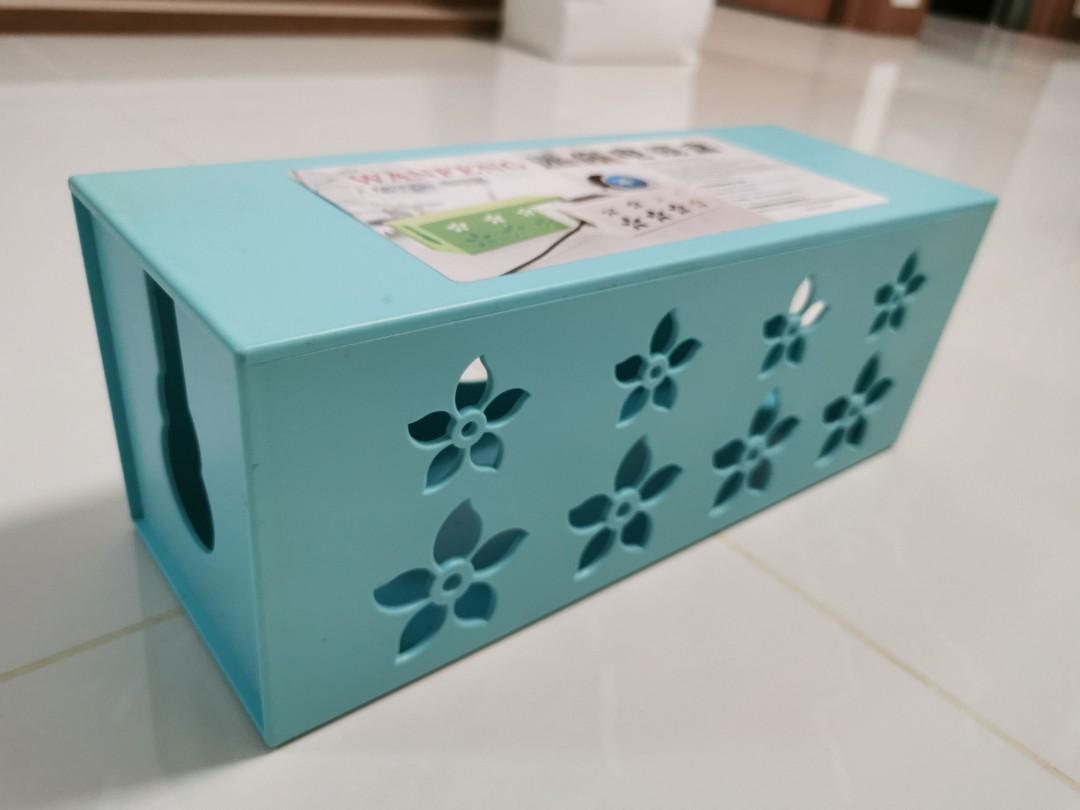 Mini cablebox (Category: Electrical, Adaptors & Sockets) located in Singapore. Submitted by leely12 (Listing ID 1130938855, Image 2). Description: Small cablebox is suitable to the family. Can put it on the desk or under the desk, Next to the computer/or near the apphances. Cabinet and delicate,Also on the personal safety protection Accessory cable are always tidy and dust free Samll cablebox is also a good way to soive these problems Send firm s