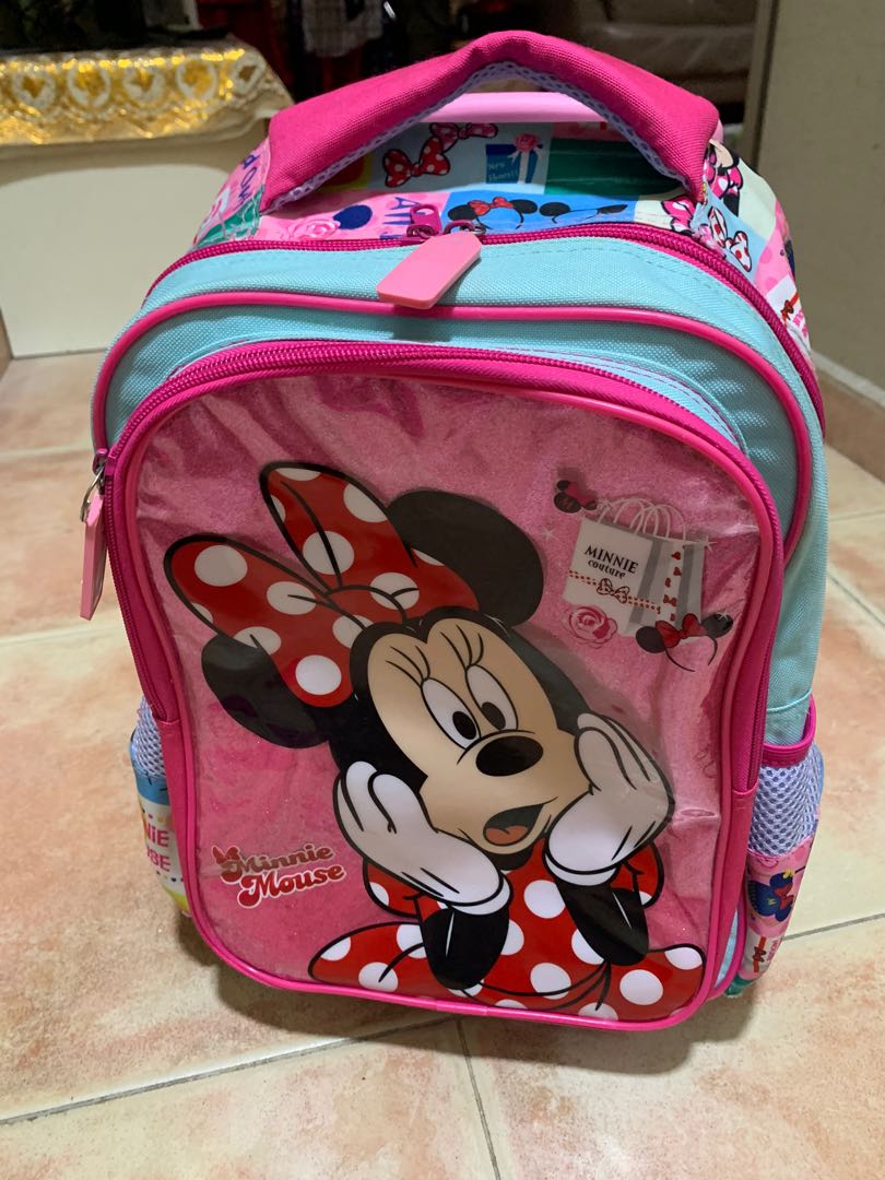 Minnie mouse trolley bag hot sale