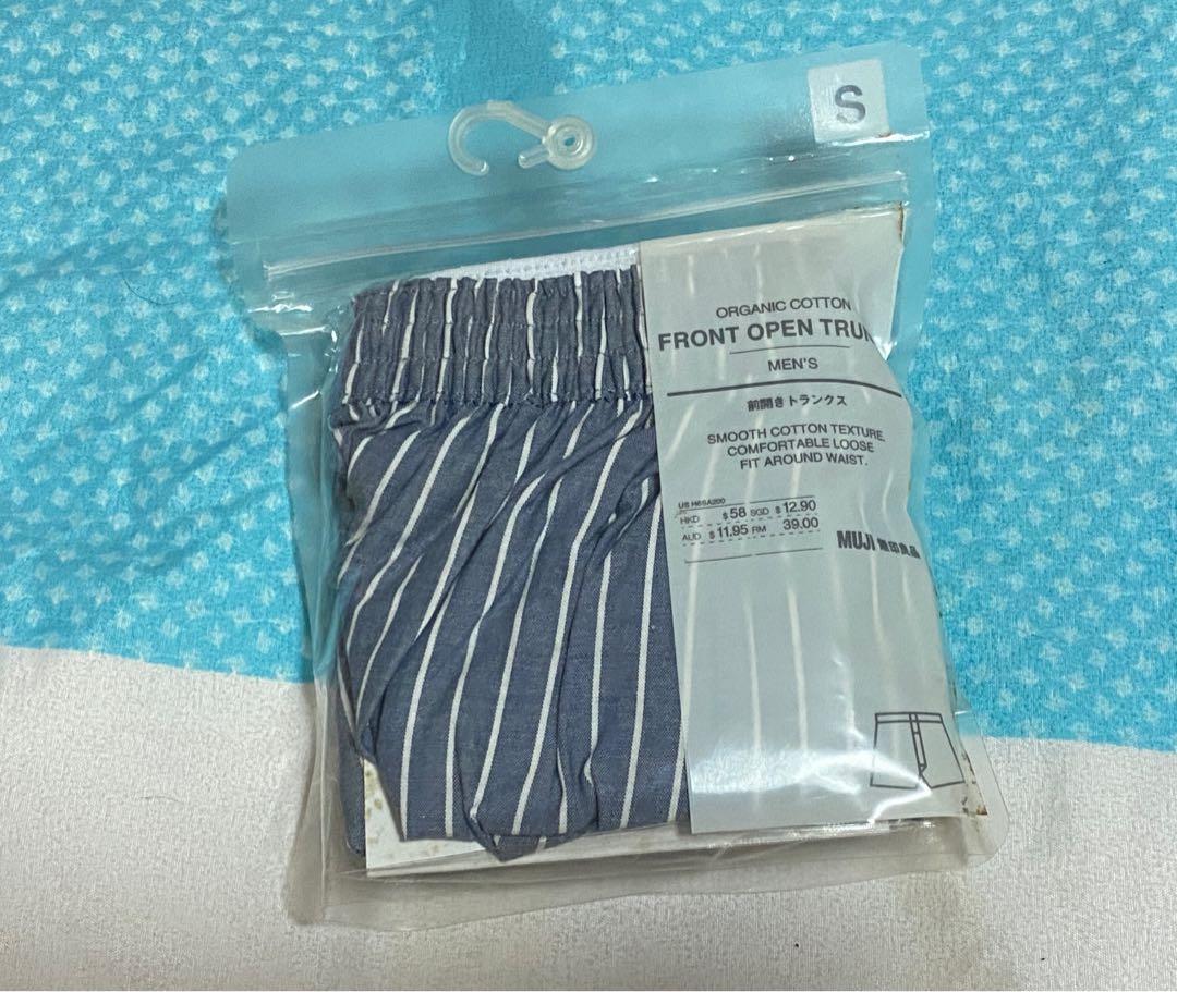 BNIP> MUJI Men's Dark Navy Front Open Briefs Size M Underwear, Men's  Fashion, Bottoms, New Underwear on Carousell