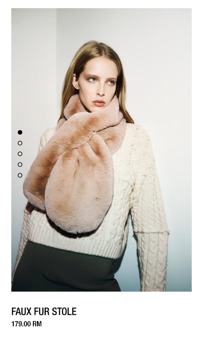 Fur stole zara top