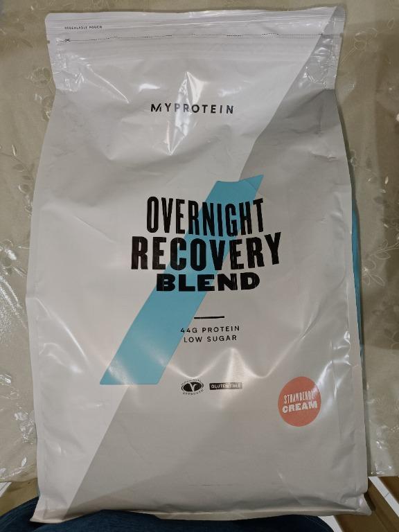 MyProtein 5KG Overnight Recovery Blend Strawberry Cream, Health 
