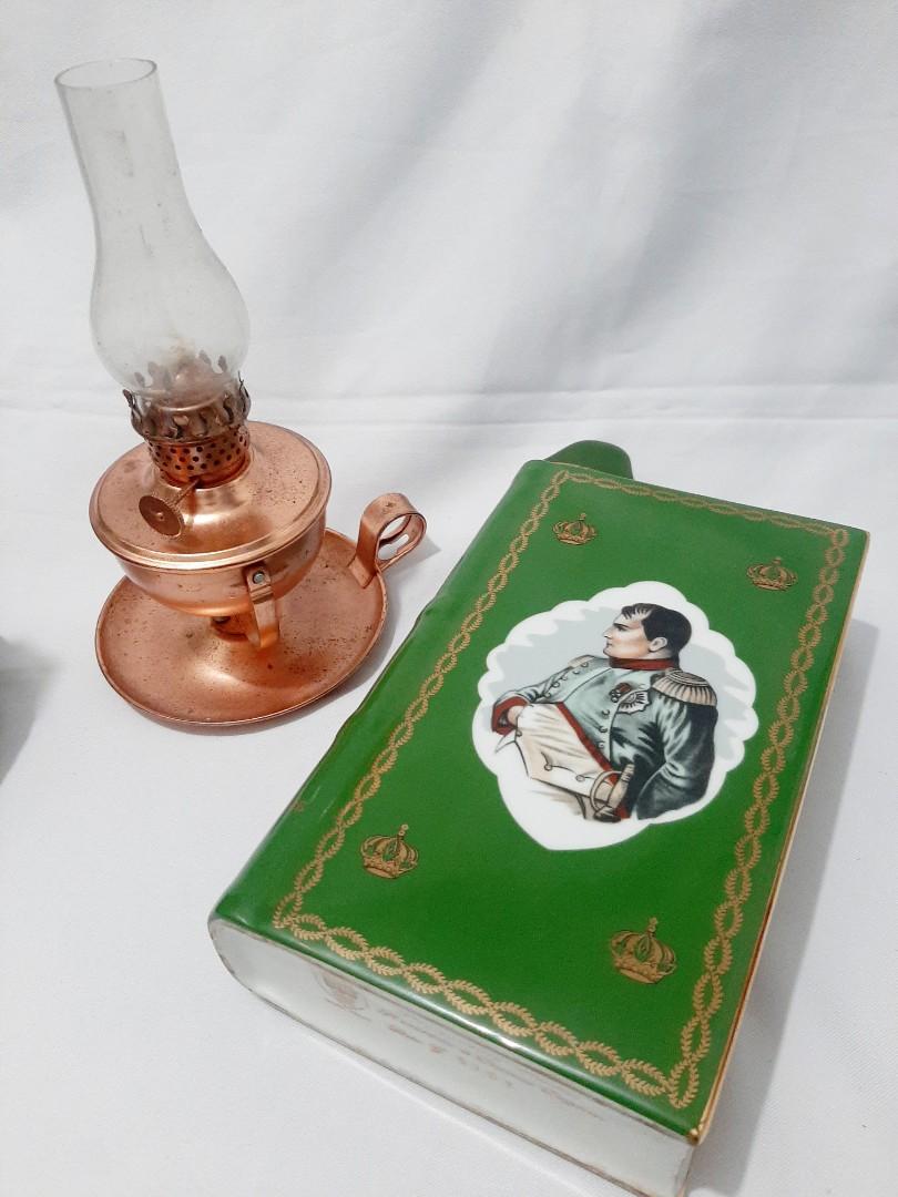 Napoleon Limoges Porcelain RARE Camus Cognac Empty Book Decanter