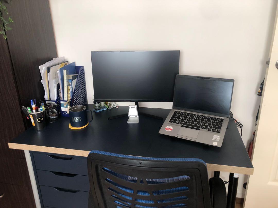 Ikea linnmon discount blue