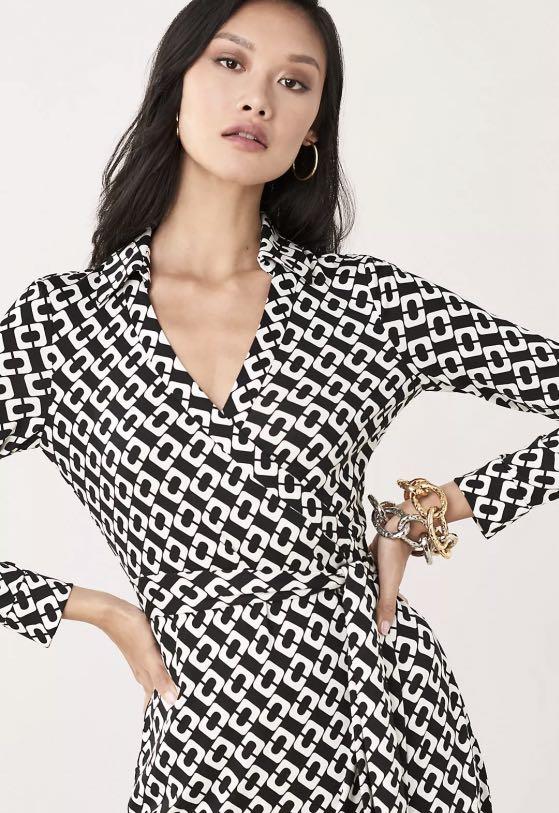 Dvf chain link online dress