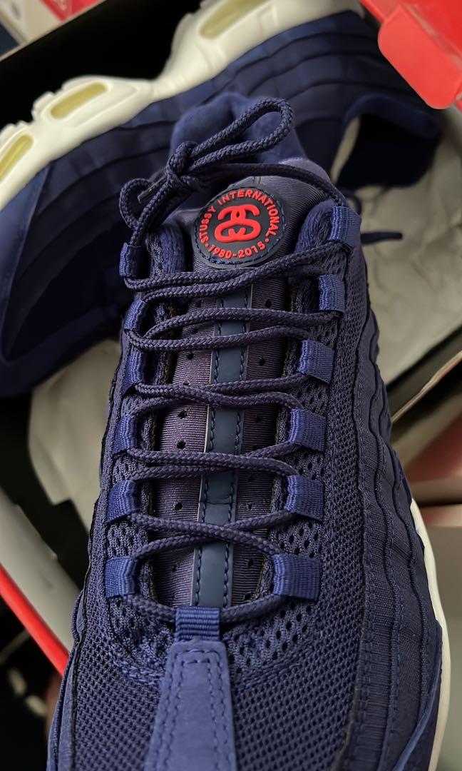 Nike Air Max 95 x Stussy Royal Blue Men's Fashion