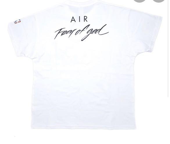 x fear of god tee