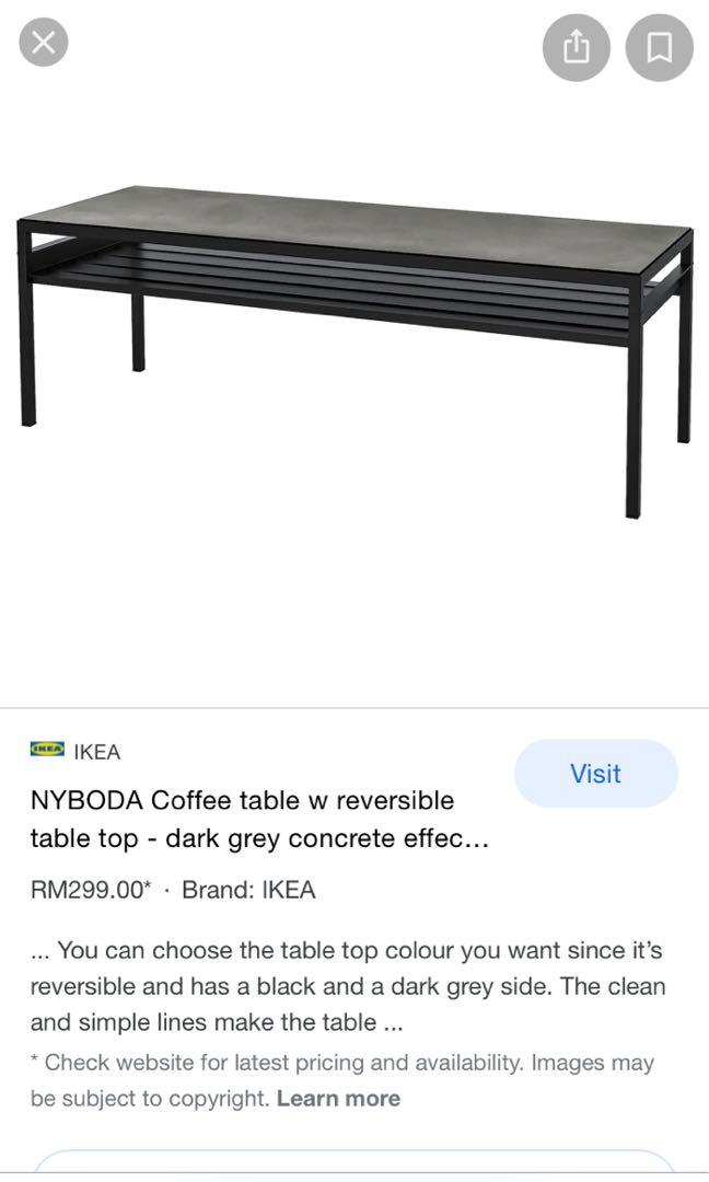 Ikea reversible on sale coffee table