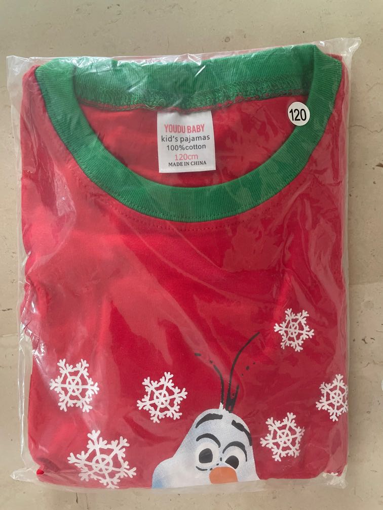 Olaf deals christmas pajamas