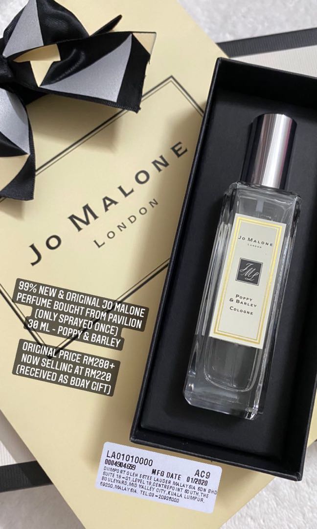 Jo malone poppy & barley 30ml outlet