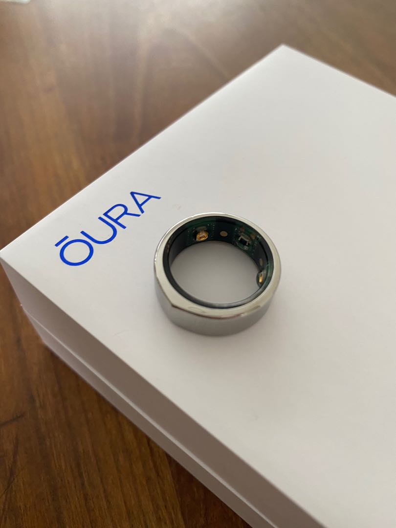 Oura ring Gen2 Balance シルバー US7 - 健康