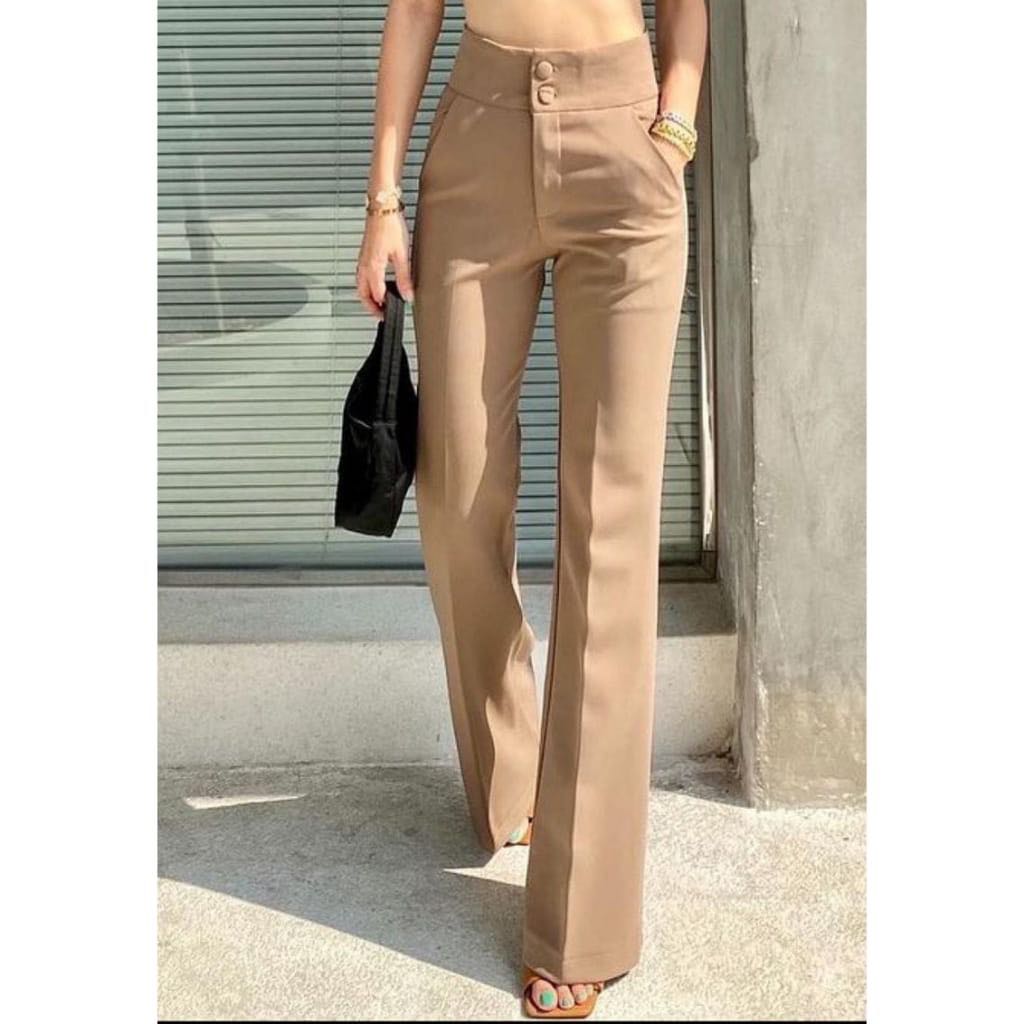 Palazzo scuba pant officewear