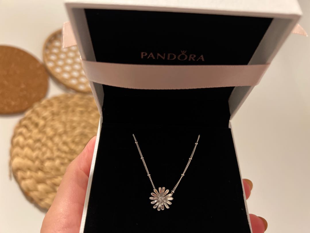 Pandora Daisy Flower Collier Necklace 
