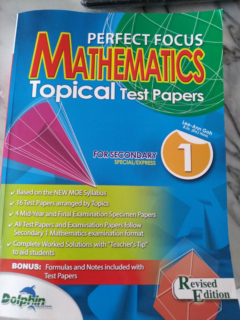 Perfect Focus Mathematics Topical Test Papers sec 1, Hobbies & Toys ...