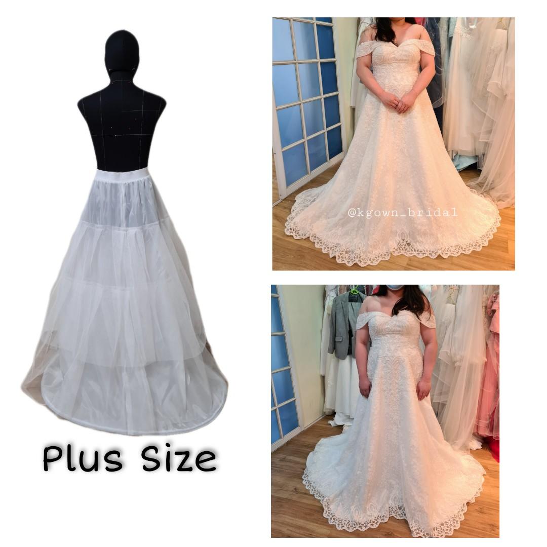 Plus size petticoat for Aline ball gown for sale and rental