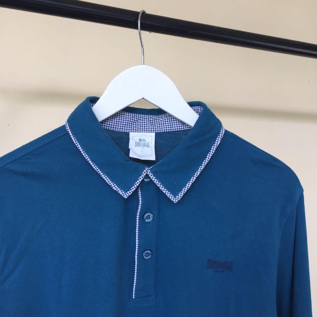 Polo Longsleeve Lonsdale, Fesyen Pria 