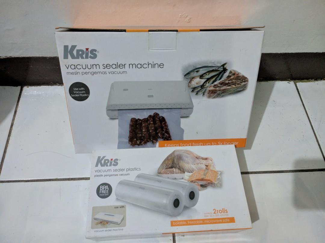 PRELOVED krisbow vacuum sealer machine, Kitchen & Appliances di Carousell