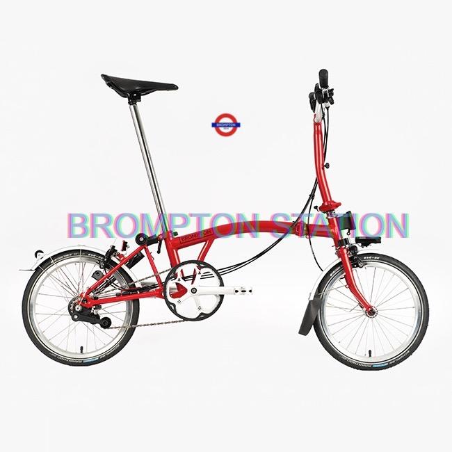 Priced So Low In Stock Brompton M6L House Red aka C Line Explore Mid M Bar 6 Speed BNIB Foldable Bicycle Bike