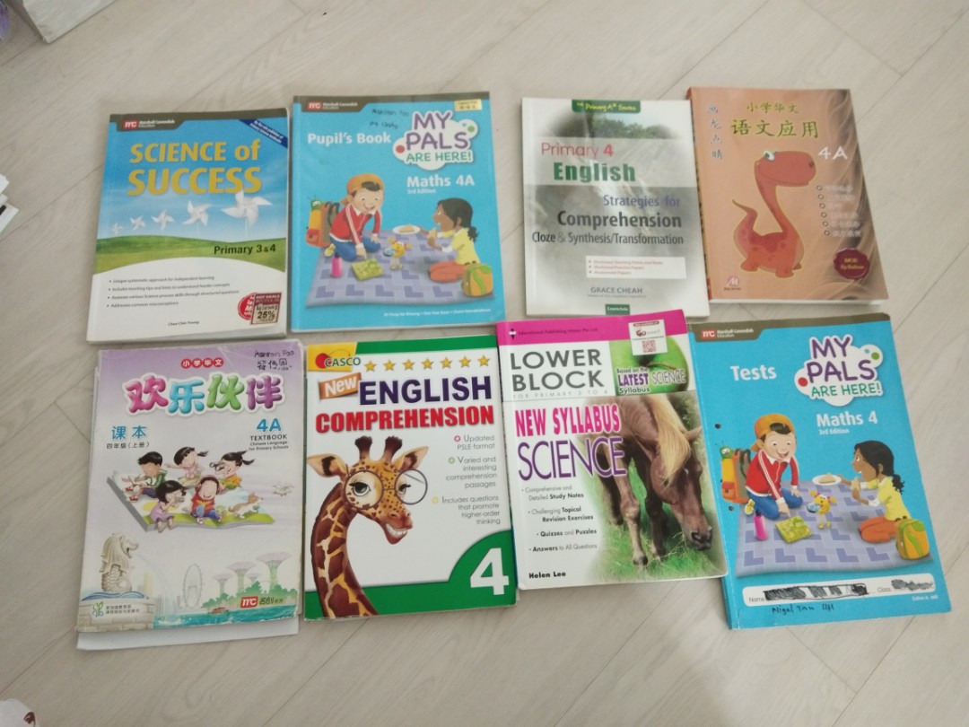 Primary 4 textbooks and assessment books, Hobbies & Toys, Books ...