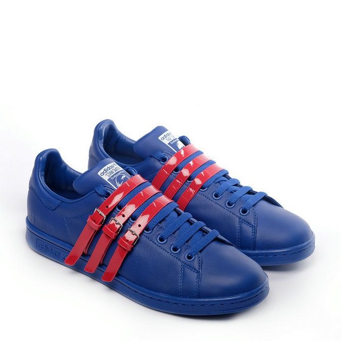 Adidas stan smith hotsell raf simons light blue