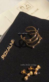 ring+earrings Roxalne