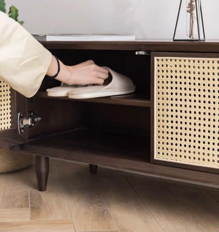 Zen Shoe Rack Customise Wooden Shoe Rack Bench Rattan Cabinet Shoerack TV Cabinet TV ...