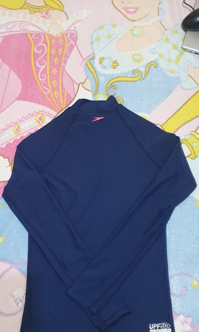 Speedo rash guard, Women's Fashion, Swimwear, Rash guard on Carousell