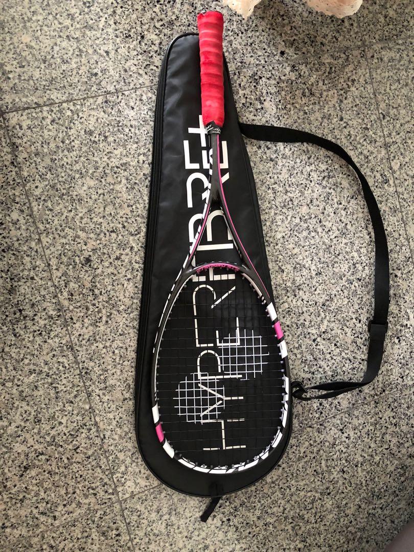Squash racket (Category: Racket & Ball Sports) located in Singapore. Submitted by sourbakes (Listing ID 1130877486, Image 1). Description: Used for a year, relatively new. Please help me clear. Bought it for $180..