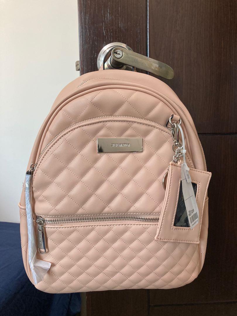 steve madden pink backpack