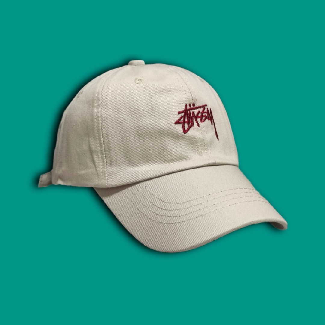 Stussy Cap Beige #1, Men's Fashion 