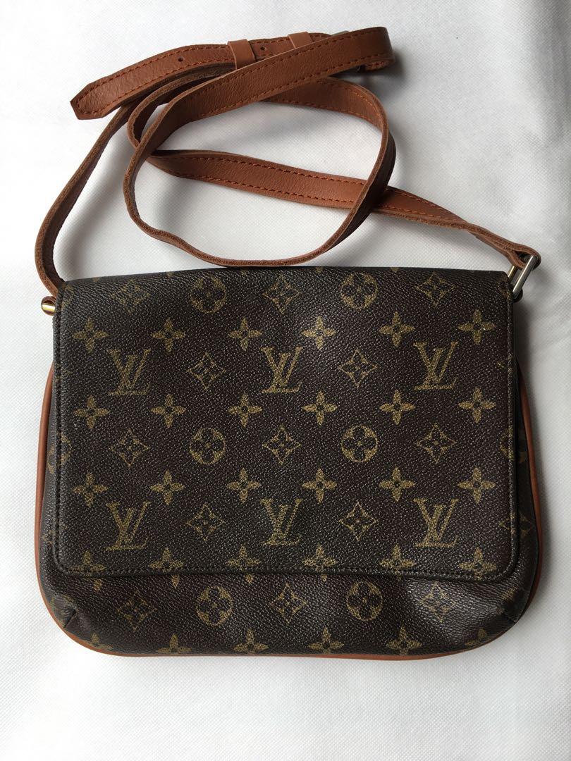 Tas Selempang kecil Original LV, Fesyen Wanita, Tas & Dompet di