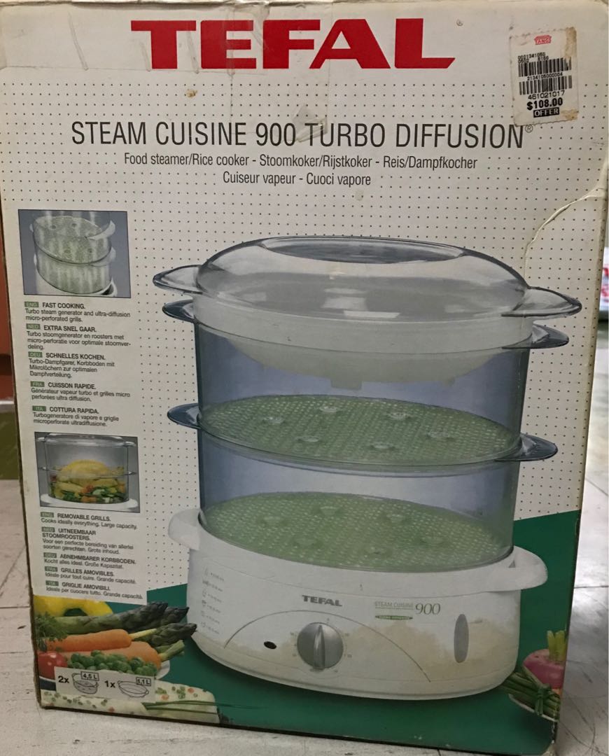 Tefal Steam cuisine 900 turbo diffusion, Furniture & Home Living