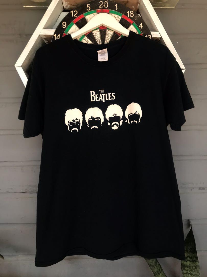 Beatles Shirt Tee, Fesyen Pria, Pakaian 