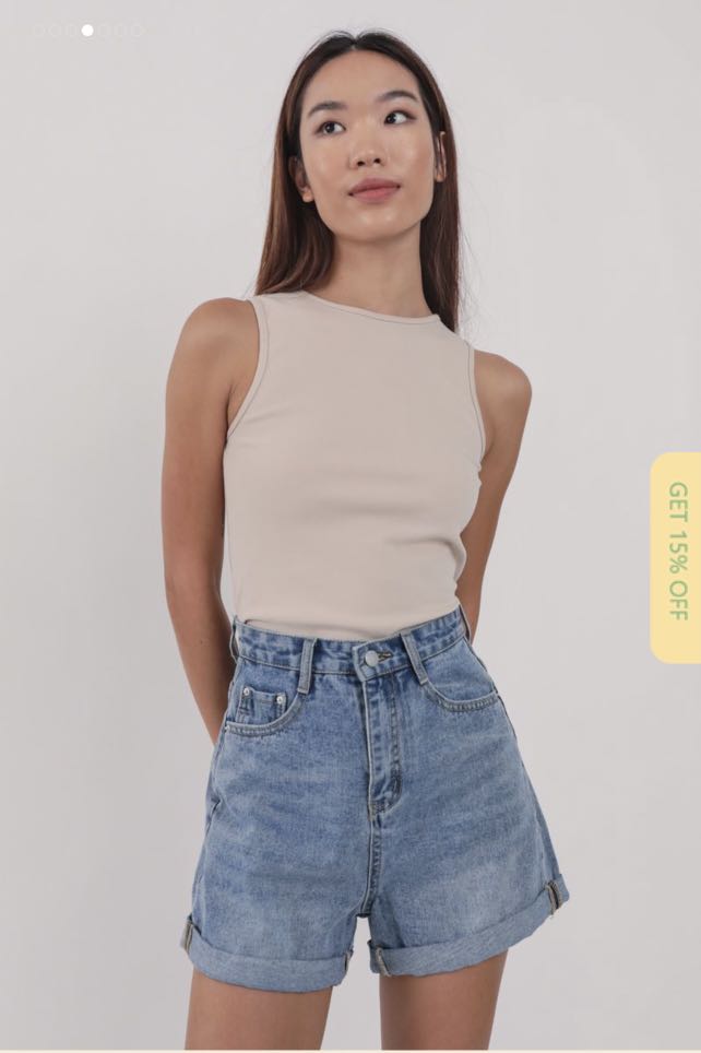 Tinsel rack everyday denim shorts, Women's Fashion, Bottoms, Shorts on