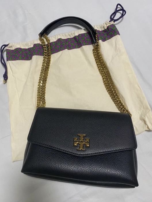 Tory Burch Kira Pebbled Convertible Bag, Luxury, Bags & Wallets on Carousell