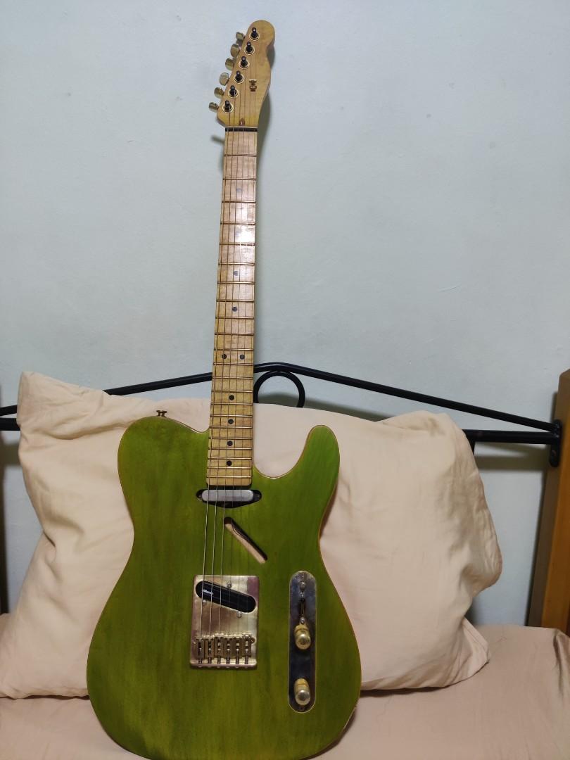 sale Transparent green warmoth vintage telecaster