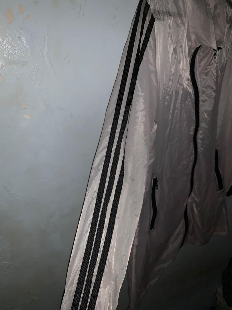 Transparent jacket (Category: Coats, Jackets and Outerwear) located in Mandaluyong City. Submitted by dessaint (Listing ID 1130921999, Image 3). Description: Good for working out or ootd.
