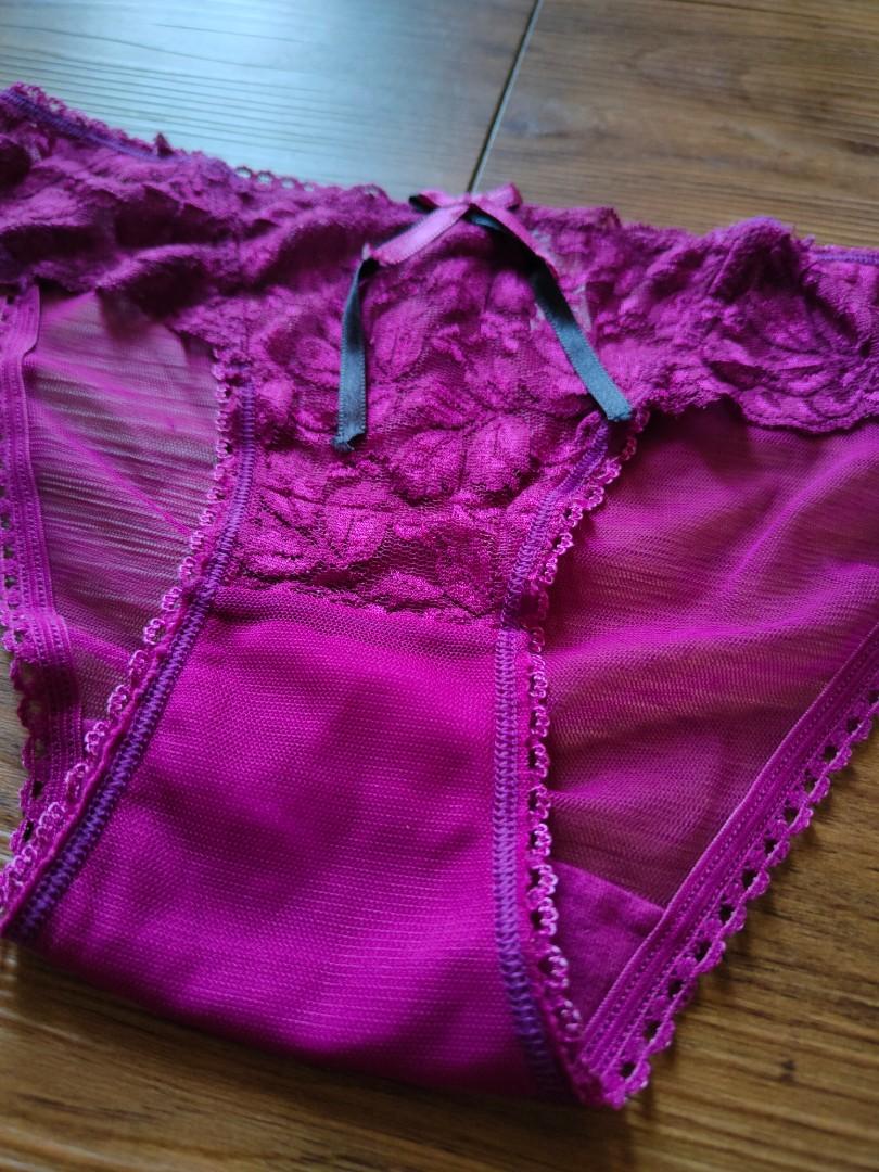 Turkish sexy purple lace panty underwear lingerie never used