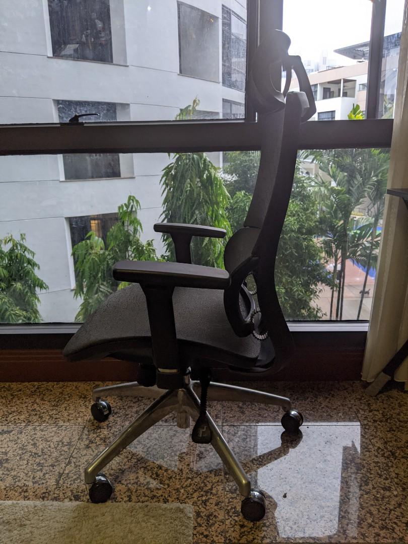 UMD Highback Full Mesh Ergonomic office chair, Furniture & Home Living