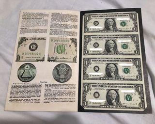 Uncut Dollar Bill