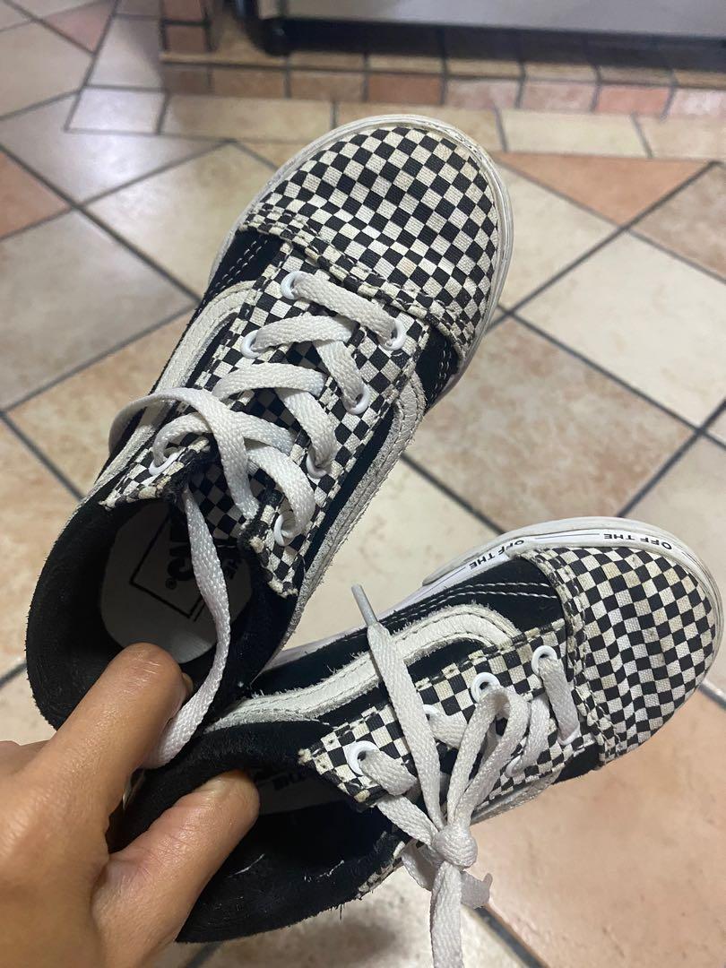 Checkerboard cheap van sandals
