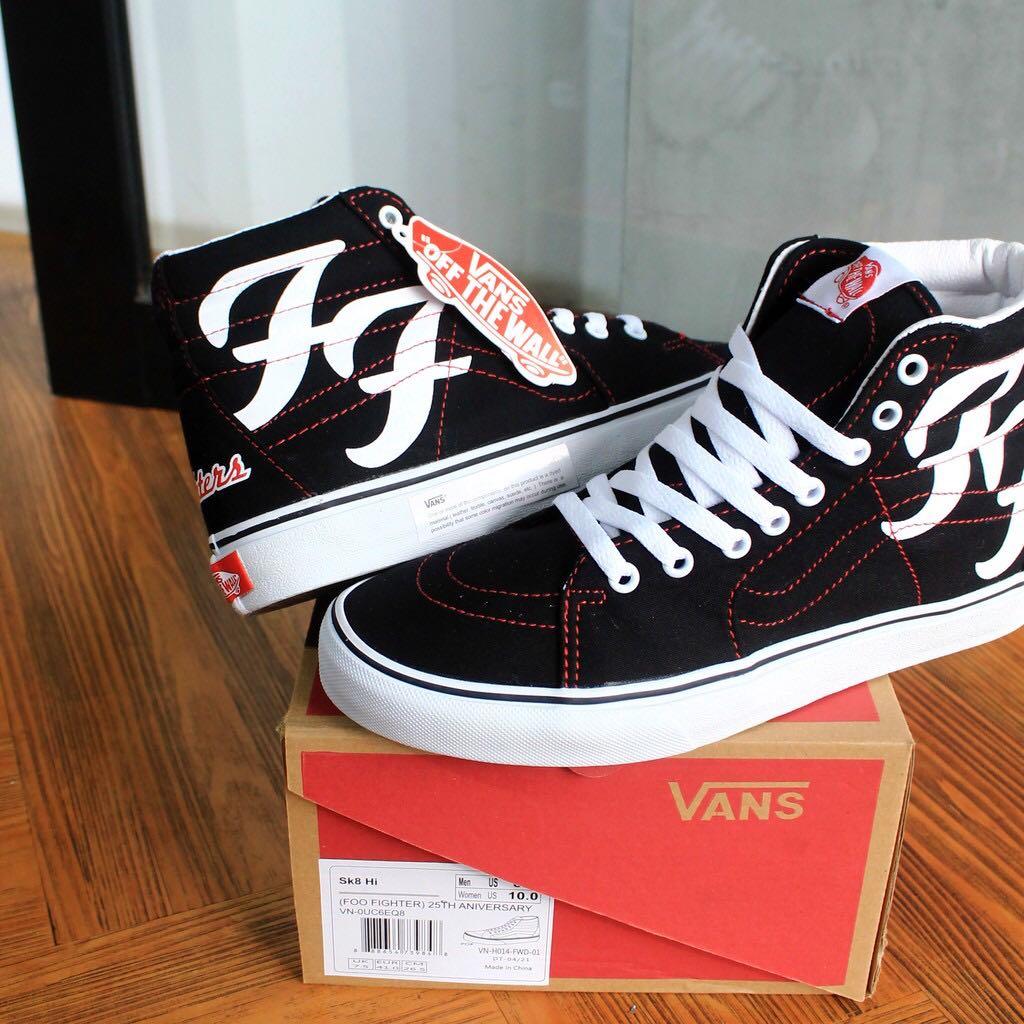 foo fighters vans size 12