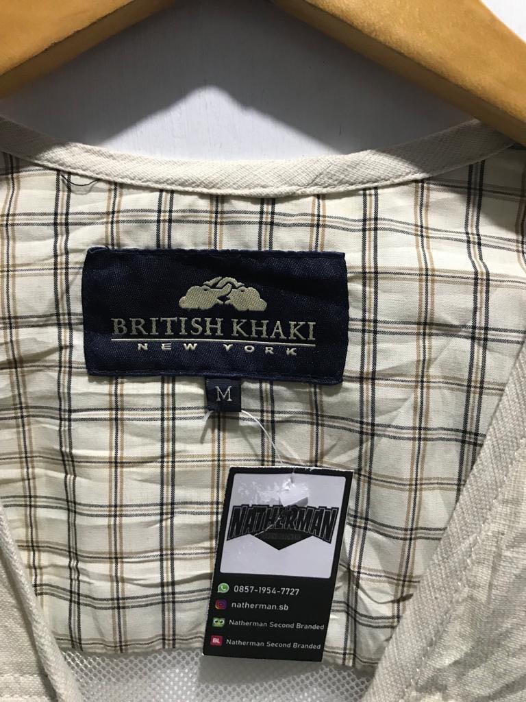 British khaki vest sale