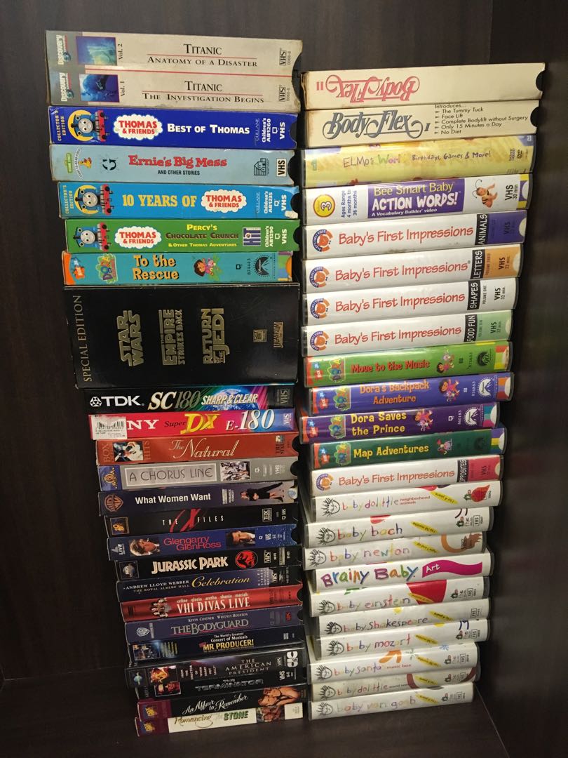 VHS Collection Movies and Kids shows, Hobbies & Toys, Memorabilia ...