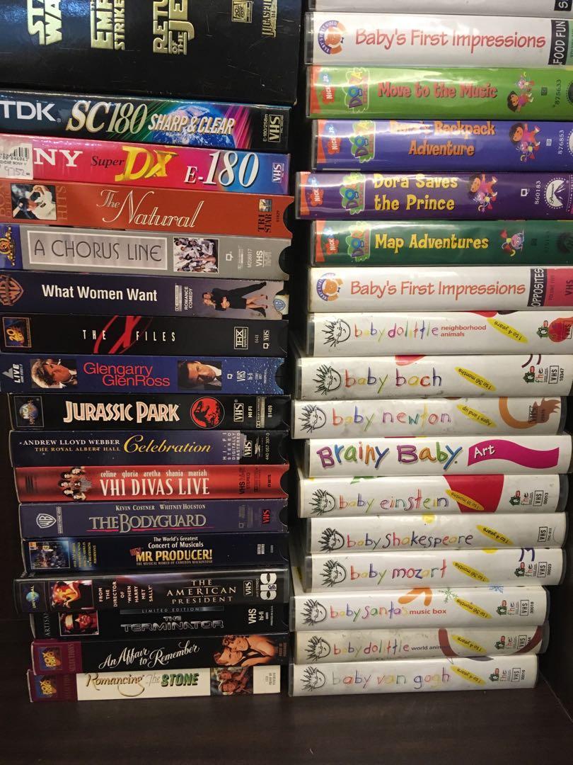 VHS Collection Movies and Kids shows, Hobbies & Toys, Memorabilia ...