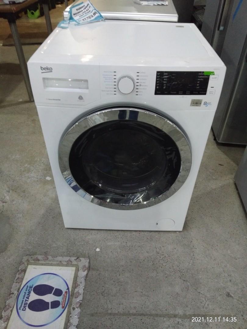 Washing machine front load 8kg as is beko Mode of payment Cash Gcash