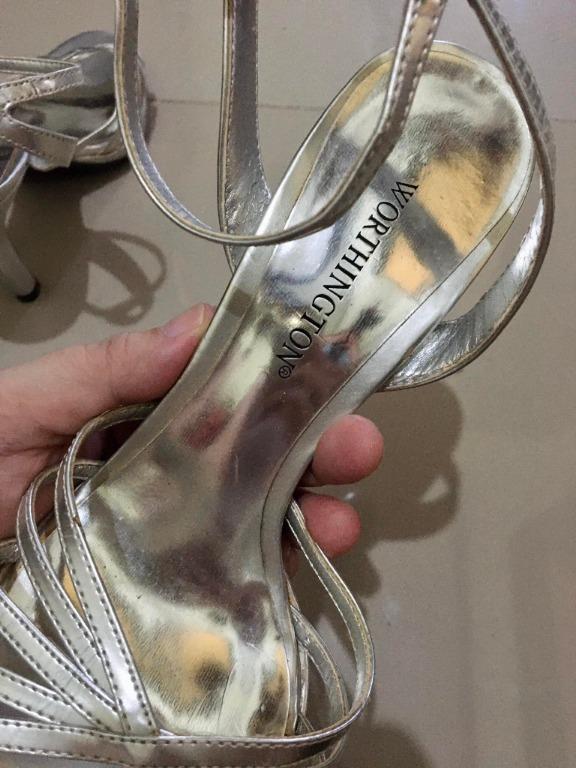Worthington silver heels hotsell