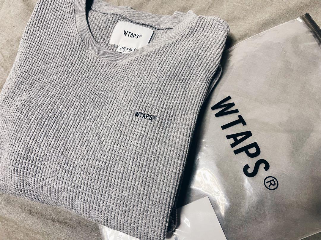 WTAPS WAFFLE LS Grey Size 03, 男裝, 外套及戶外衣服- Carousell