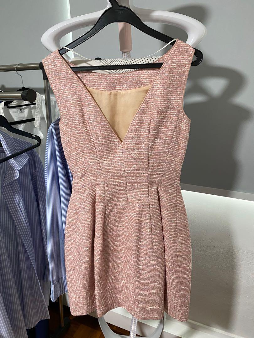 Zara dusty pink dress hotsell