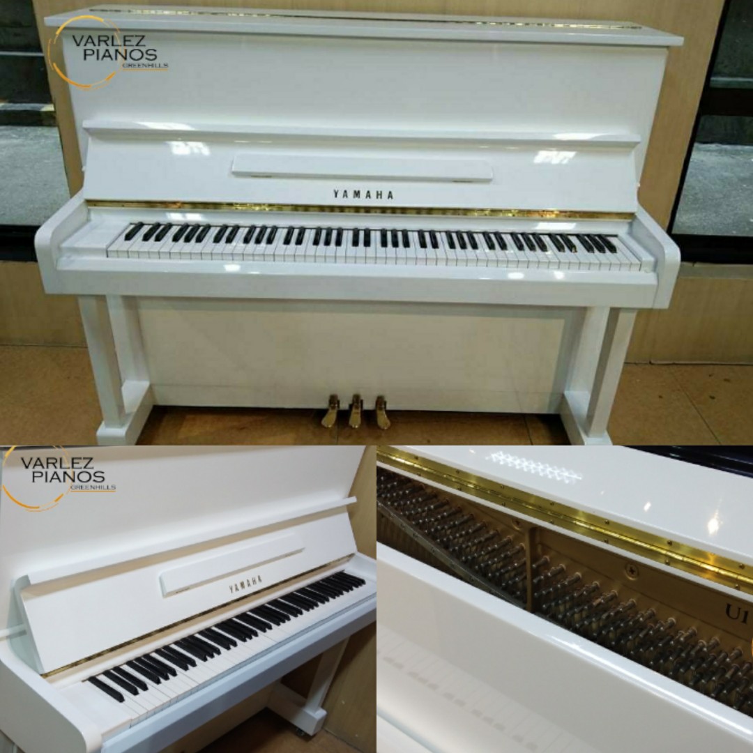 Yamaha U1 Upright Piano Polished White for SALE Hobbies Toys
