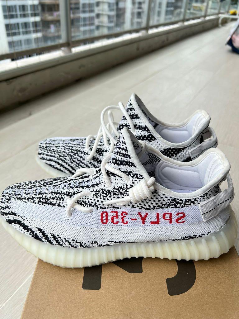 Yeezy Boost 350 V2 Zebra, Men's Fashion, Footwear, Sneakers on Carousell